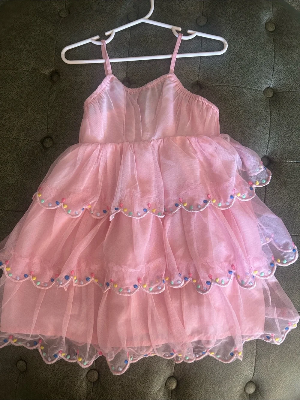 Old Nay Pastel Rainbow Star Tulle Kids Birthday Dress - Bundle